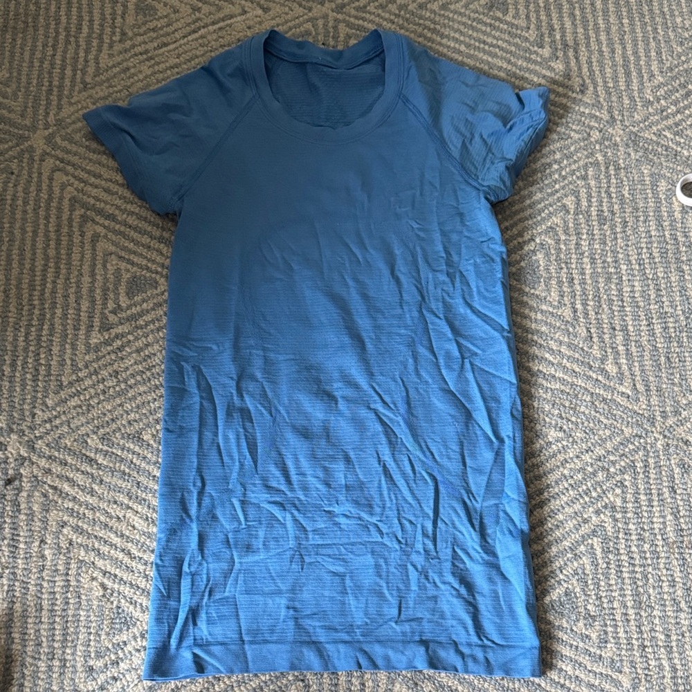 Lululemon Short Sleeve Blue Swiftly Tech